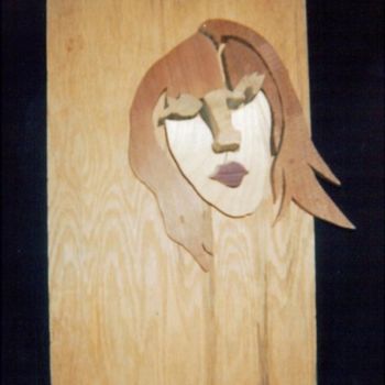 Sculpture intitulée "Self Portrait" par Christy Carrithers-Vesci, Œuvre d'art originale
