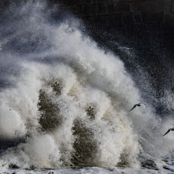 Photography titled "Storm madness 3" by Chryslene Caillaud, Original Artwork, Digital Photography Mounted on Aluminium