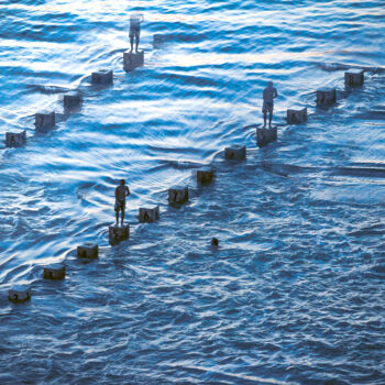 Fotografia intitolato "Sea trap" da Chryslene Caillaud, Opera d'arte originale, Fotografia digitale Montato su Alluminio