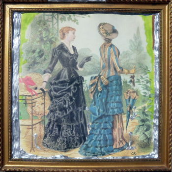 Painting titled "Bonnard et moi" by Chrystelle Ragot, Original Artwork, Other
