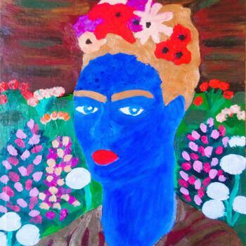 拼贴 标题为“Frida Klein” 由Chrystelle Ragot, 原创艺术品, 丙烯