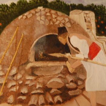 Peinture intitulée "Moruno" par Ros, Œuvre d'art originale, Huile