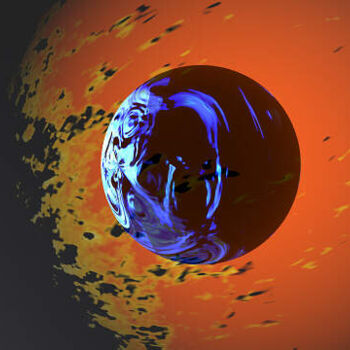 "sun" başlıklı Dijital Sanat Ciaghi Tiziana tarafından, Orijinal sanat