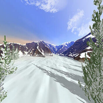 Digital Arts με τίτλο "snow" από Ciaghi Tiziana, Αυθεντικά έργα τέχνης
