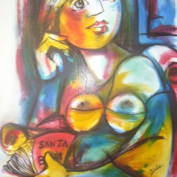 Pintura titulada "La  pretenciosa inm…" por Cicilio, Obra de arte original, Oleo