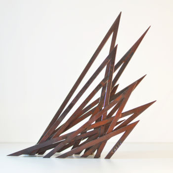 Sculpture titled "Saimo" by Cies, Original Artwork, Metals
