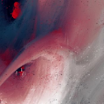 数字艺术 标题为“The Eye Of Storm” 由Cila, 原创艺术品, 数字油画 安装在铝上