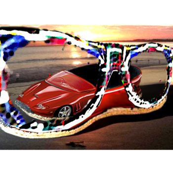 Digital Arts titled "lunette voiture esp…" by Cilce, Original Artwork