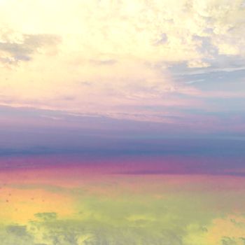 Arte digital titulada "Dans les nuages" por Cilce, Obra de arte original