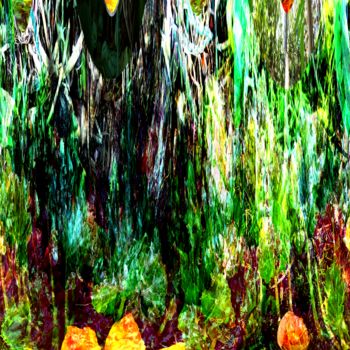 Digital Arts titled "VEGETAL MAGMA" by Cilce, Original Artwork, Digital Painting