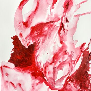 Картина под названием "N1, Acid portrait s…" - Cindy Haustant, Подлинное произведение искусства, Акрил