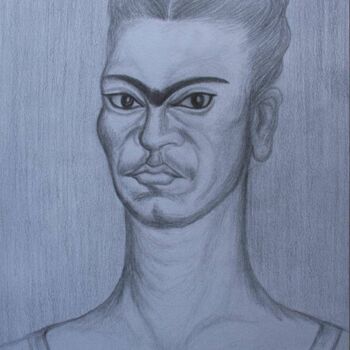 제목이 "Frida Kahlo, la dig…"인 그림 Cindy Millet로, 원작, 연필