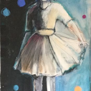 Painting titled "Ballet Dreams image…" by Cindy Moore Caird, Original Artwork, Oil