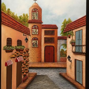 Artcraft titled "The Old Town" by Cindy Pance, Original Artwork