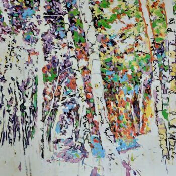 제목이 "Lo spirito degli al…"인 미술작품 Cinzia Busto로, 원작, 기름 나무 들것 프레임에 장착됨