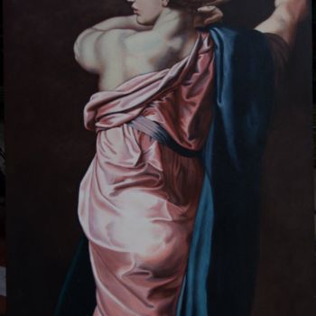 Картина под названием "donna" - Cinzia Tellarini, Подлинное произведение искусства, Масло