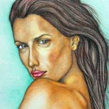 Drawing titled "Elisabetta" by Cizzart, Original Artwork, Other