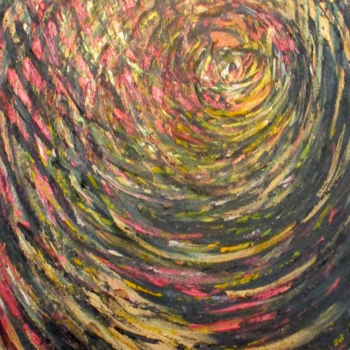 Painting titled "THE EYE BEHIND THE…" by Cj Arts, Original Artwork, Acrylic