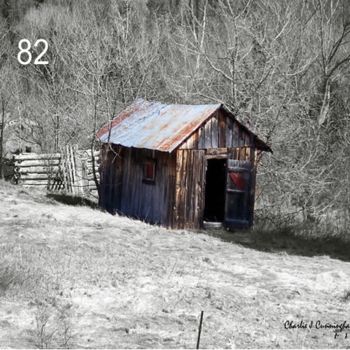 Photography titled "Shed in a Field" by Charles Cunningham, Original Artwork
