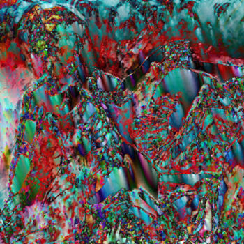 Digitale Kunst mit dem Titel "Pas de danse" von Cj Perin, Original-Kunstwerk, Digitale Malerei