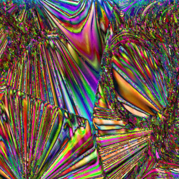 Digitale Kunst mit dem Titel "cristallisation" von Cj Perin, Original-Kunstwerk, Digitale Malerei