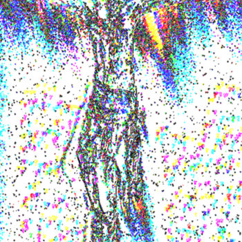 Digital Arts titled "La Crucifixion" by Cj Perin, Original Artwork, Digital Painting