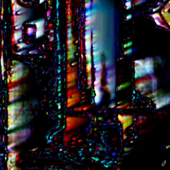 Digital Arts titled "Dark 11" by Cj Perin, Original Artwork, Digital Painting