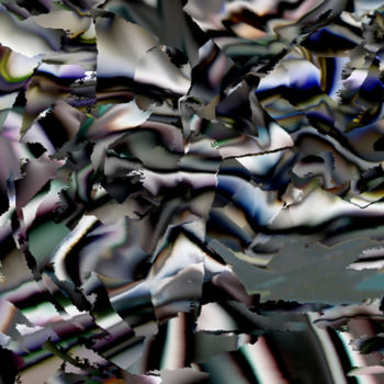 Arts numériques intitulée "Matière grise" par Cj Perin, Œuvre d'art originale, Peinture numérique