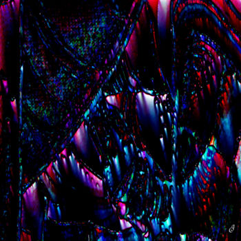 Digitale Kunst mit dem Titel "Dark 19" von Cj Perin, Original-Kunstwerk, Digitale Malerei