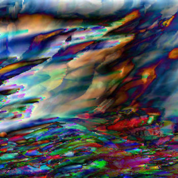 Arts numériques intitulée "Tempête sur" par Cj Perin, Œuvre d'art originale, Peinture numérique