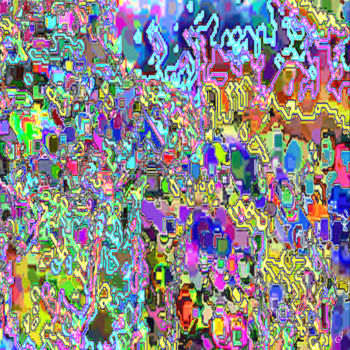 Digitale Kunst mit dem Titel "Carnaval" von Cj Perin, Original-Kunstwerk, Digitale Malerei