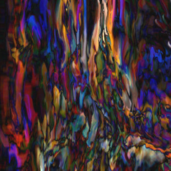Digitale Kunst mit dem Titel "Spéléo" von Cj Perin, Original-Kunstwerk, Digitale Malerei