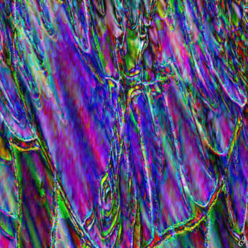Digital Arts titled "Algues vives" by Cj Perin, Original Artwork, Digital Painting