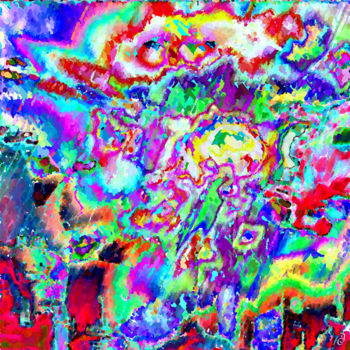 Grafika cyfrowa / sztuka generowana cyfrowo zatytułowany „Implosion” autorstwa Cj Perin, Oryginalna praca, Malarstwo cyfrowe