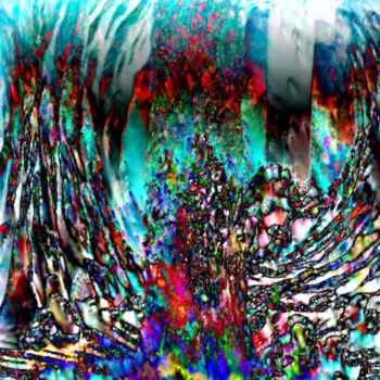 Digital Arts titled "Exode" by Cj Perin, Original Artwork, Digital Painting