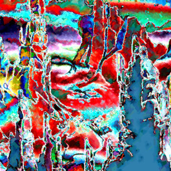 Arts numériques intitulée "Chaos" par Cj Perin, Œuvre d'art originale, Peinture numérique