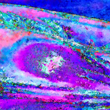 Digitale Kunst mit dem Titel "Cyclonique" von Cj Perin, Original-Kunstwerk, Digitale Malerei