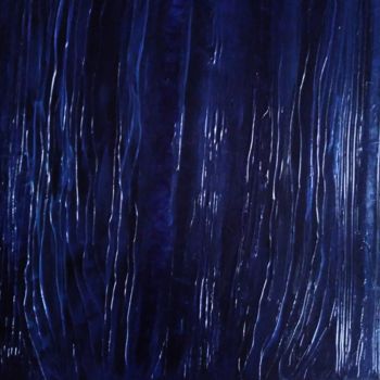 Pittura intitolato "Blue wave" da Catherine Le Roux, Opera d'arte originale, Acrilico