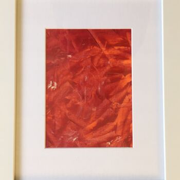 Pintura titulada "Fuego" por Claire Clèrème Masson, Obra de arte original, Oleo