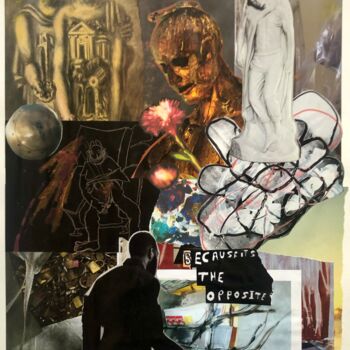 Collages intitolato "Because it's the op…" da Claire Gary Dalle, Opera d'arte originale, Collages