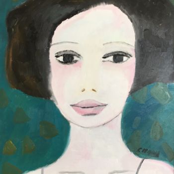 Pintura titulada ""Adriana"" por Claire Marie Gay, Obra de arte original, Oleo