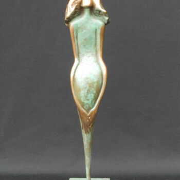 Sculpture titled "Heureuse attente" by Claire Laert, Original Artwork