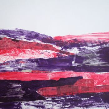 Painting titled "Impression sur papi…" by Claire-Marie Magen, Original Artwork, Paper