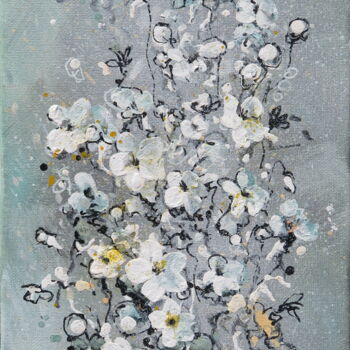 Pintura titulada "Bouquet final" por Claire Morand, Obra de arte original, Acrílico