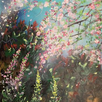 Картина под названием "Révérence" - Claire Morand, Подлинное произведение искусства, Акрил Установлен на Деревянная рама для…