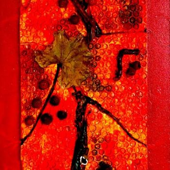 Peinture intitulée "fleur de mai" par Claire Soussan Alonso, Œuvre d'art originale, Acrylique Monté sur Panneau de bois