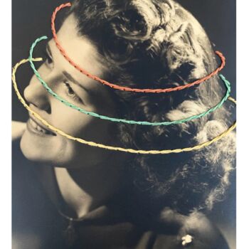 Фотография под названием "Gilda's thoughts" - Clairéjo, Подлинное произведение искусства, вышивка