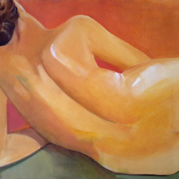 Painting titled "dossilasol" by Claire Lewis, Original Artwork, Oil