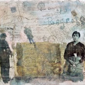 Collages titled "regrets" by Clairette Gras, Original Artwork