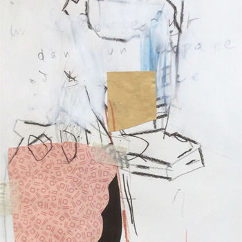 Tekening getiteld "vertige d'un jour" door Clara Harbadi, Origineel Kunstwerk, Acryl